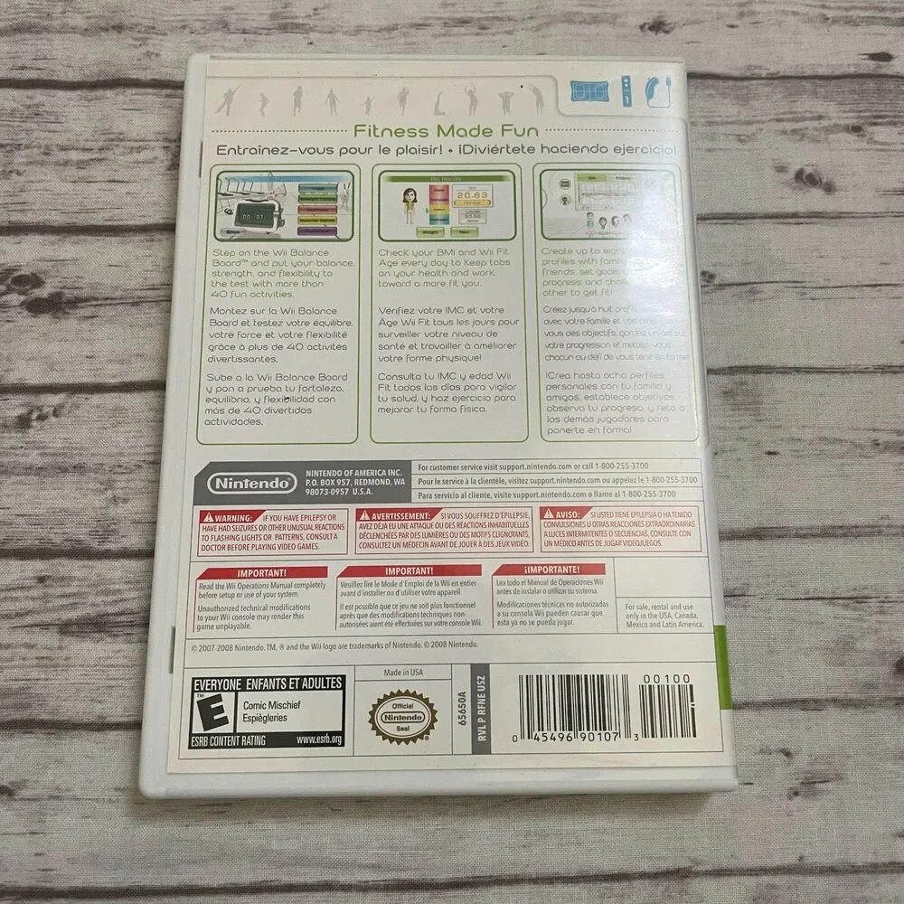 Wii Fit Nintendo Wii, 2008 CIB Complete with Manual & Original Inserts_6